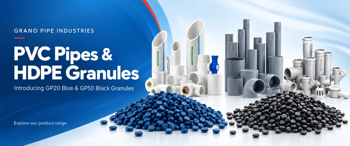 Grano PVC pipes and HDPE granules