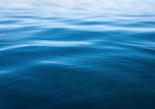 Close-up of rippled sea surface.